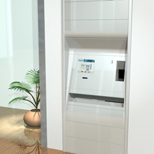 coin roll dispensers. retail bank cash handling